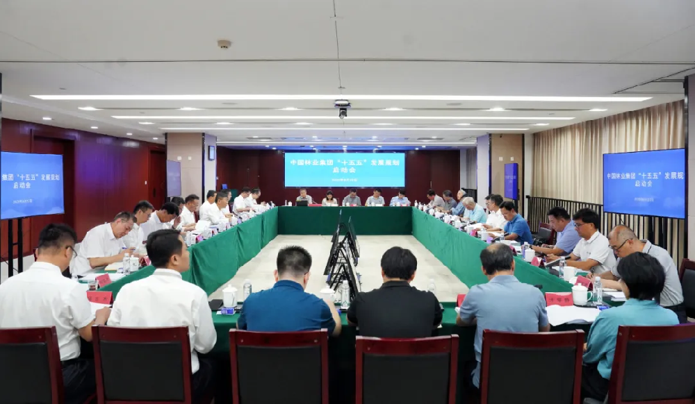 國(guó)務(wù)院國(guó)資委聯(lián)合國(guó)家有關(guān)部委和院士專(zhuān)家共同啟動(dòng)中國(guó)林業(yè)集團(tuán)“十五五”發(fā)展規(guī)劃編制工作